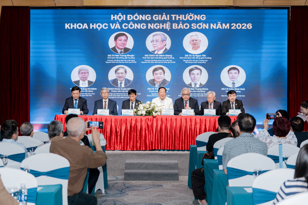 Điểm nhấn Giải thưởng Khoa học và Công nghệ Bảo Sơn năm 2026: Cam kết mở rộng ứng dụng và hướng tới các chuẩn mực quốc tế